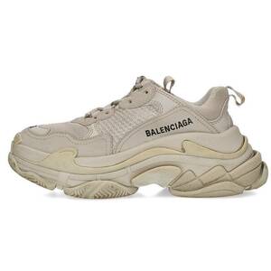 バレンシアガ BALENCIAGA TRIPLE S TRAINERS サイズ:36 トリプルエスレースアップスニーカー 中古 BS99