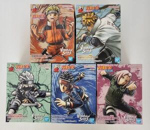 SE2696-0208-56 【未開封】 NARUTO-ナルト- VIBRATION STARS- フィギュア まとめ5点セット ナルト ミナト カカシ オビト サクラ