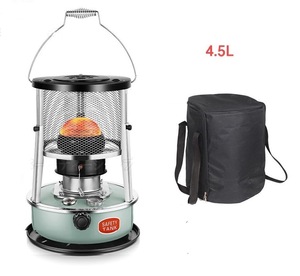 CAMP STOVE アウトドアキャンプストーブ ミニ灯油ストーブ アウトドアストーブ　ライトグリーン　新品ケース付