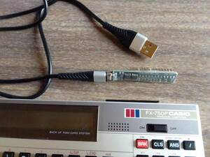CASIO ポケコン FX-750P用 USBシリアルインターフェース＋USBケーブル