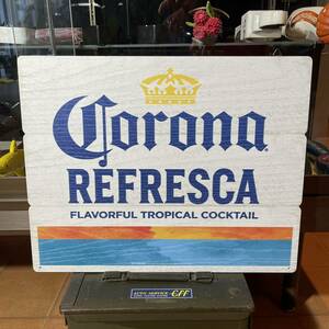 コロナ ウッドサイン E33 Corona ビール ガレージ インテリア ダイナー 道路標識 アメリカ雑貨 輸入雑貨 カリフォルニア 世田谷ベース