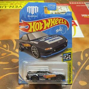 Hot Wheels 95 MAZDA RX-7 ホットウィール マツダ マッドマイク MADMIKE アメ車 ミニカー アメリカ雑貨 ムーンアイズ USカード