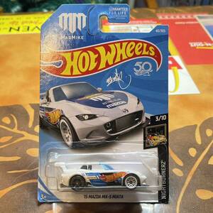 Hot Wheels 15 MAZDA MX-5 MIATA ホットウィール マツダ ミアタ ロードスター アメ車 ミニカー アメリカ雑貨 ムーンアイズ USカード usdm