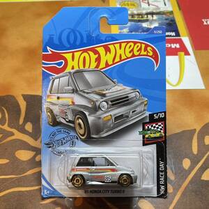 Hot Wheels 85 HONDA CITY TURBO Ⅱ ホットウィール ホンダ シティー ターボ アメ車 ミニカー アメリカ雑貨 ムーンアイズ USカード usdm