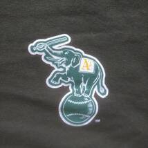 メジャーリーグ　オークランド・アスレチックスとKISSのコラボ　レアTシャツ　緑　XL　OAKLAND　Athletics_画像4