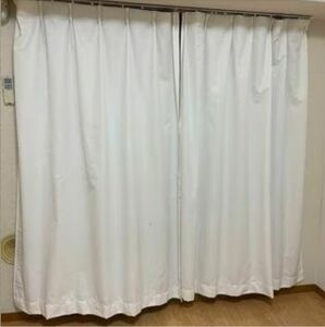 値下げ ニトリ　レースポレン　210cm 2枚　花粉 遮光　遮像