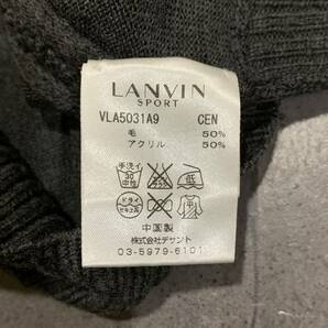 Z ▼ 都会のカジュアルウェア 'DESCENTE製' LANVIN SPORT ランバン スポーツ ウール混 ニットベスト size:38 レディース トップス GLYの画像6