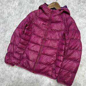 CC @ 保存袋付き / 保温性抜群 '極上ダウン90%' UNIQLO ユニクロ 軽量 ULTRA LIGHT DOWN ジャケット sizeM レディース 婦人服 アウター 