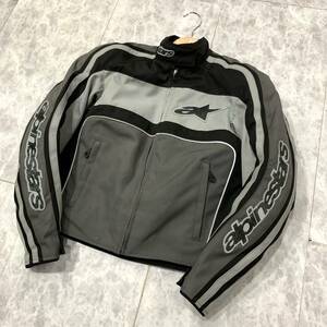 R ▼ 洗練されたデザイン!! '着心地抜群' alpinestars アルパインスターズ ライナー付き ジップアップ ライディングジャケット バイク XS