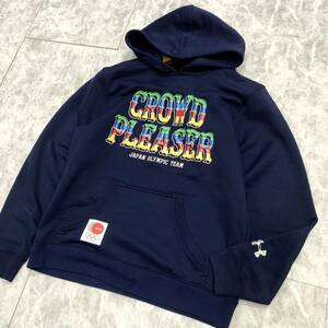 F ▼ 着心地抜群!! '公式ライセンス商品' UNDER ARMOUR アンダーアーマー JOC パーカ / フーディ CROWD PLEASER オリンピックsize:SM