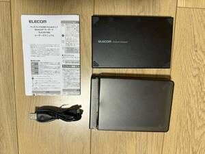 ELECOM　タッチパッド付き折りたたみタイプ　Bluetoothキーボード　TK-FLP01PBK