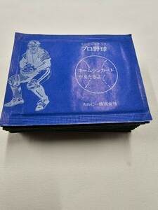 カルビー株式会社　カルビースナック　プロ野球　カード　４０枚　未開封品