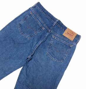 10147《Levi's リーバイス》激シブ色落ち 90'S USA製 510 ボタン裏501 インディゴデニム ジーンズ W34L34