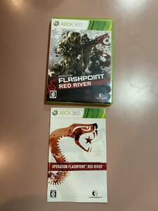 Xbox360★オペレーション フラッシュポイント レッドリバー★used☆Operation Flashpoint Red River☆import Japan