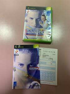 Xbox★WTAツアーテニス　プロエボリューション★used☆WTA Tour Tennis Pro Evolution☆import Japan JP