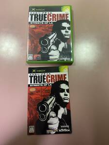 Xbox★トゥルークライム★used☆True Crime☆import Japan JP