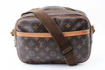 1円〜 美品 LOUIS VUITTON ルイヴィトン モノグラム　リポーターPM M45254　ショルダーバッグ　ユニセックス　ダブルファスナー　斜めがけ_画像1