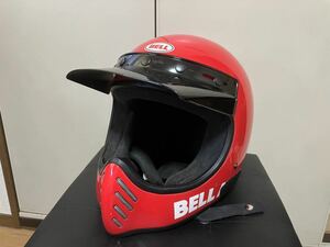 Bell Moto3 オフロードヘルメット　復刻版　レッド