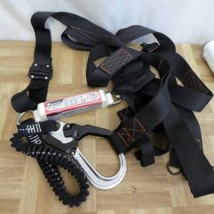 P799[ unused ]Tanizawa full Harness type .. system stop for apparatus safety belt no. 1 kind use possibility mass 110kg falling distance 4.4m maximum free falling distance 2.3m ⑨/4