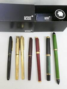 P807【激安】モンブラン　など　万年筆　7本　まとめ売り　未使用インク付き　中古　現状　MONTBLANC/5