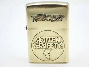 1円～☆ZIPPO ジッポ RADIO CRAZY×ROTTENGRAFFTYコラボモデル 2020 ゴールドカラー ガスライター 喫煙具/④