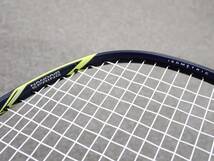 1円～☆YONEX ヨネックス ARCSABER UPLUS21 アークセイバー Uプラス21 バドミントンラケット 軽量 ネイビー×イエロー_画像5