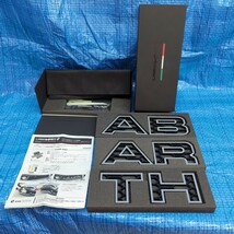 【アバルト ABARTH ロゴ】イブデザイン アバルト 695/595 シリーズ４以降 専用 フロントグリル ロゴインパクト2 LIA-GR2(グレー）_画像2