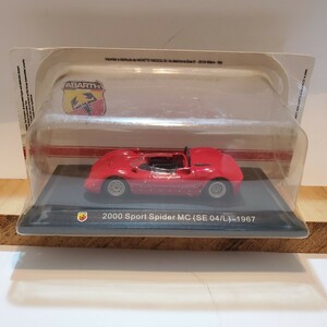 HACHETTE 1/43「Abarth 2000 Sport Speider MC 1967」 イタリア製 新品未使用 79