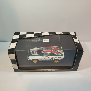 MINICHAMPS 1 /43「 Lancia Stratos Alitalia 1st Monte Carlo 1977」ミニチャンプス ランチア ストラトス 新品未使用 87