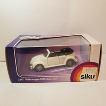 Siku ジク 1 /43「VW 1303 Cabriolet White」ホルクスワーゲン カブリオレ 白 ドイツ製 新品未使用 134_画像1