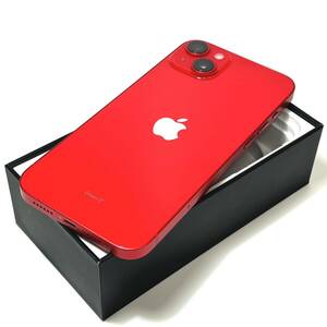 【超美品】Apple｜iPhone 14 Plus 128GB｜SIMフリー｜最大バッテリー容量100%｜プロダクトレッド｜動作確認済｜速達発送可