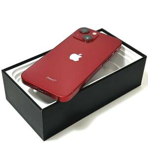 【美品】Apple｜iPhone 13 mini 128GB｜SIMフリー｜最大バッテリー容量89%｜プロダクトレッド｜動作確認済｜速達発送可