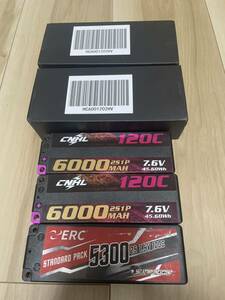 CNHL 6000mah 120c リポバッテリー SUNPADOW LCG 5300mah 100C ラジコン 