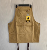 Carhartt◆カーハート ◆ダック ワークエプロン／茶◆作業着 前掛け アウトドア キャンプ_画像5