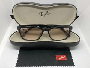 ★未使用に近い ライトブラウンレンズ★Ray-Banレイバン RB5279-F 2000伊達眼鏡 *288