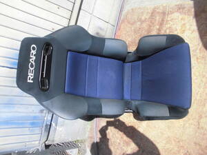 RECARO SR3 チャレンジャー セミバケットシート RECARO JAPAN ブルー×ブラック レカロシート 正規品 希少 キレ、ヤブレ無 両側ダイヤル