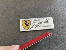 フェラーリ Ferrari★8*3CM★ カーステッカー エンブレム プレート アルミ製 フェンダーバッジ シール 傷を隠す 2枚セット 512番_画像5