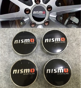 日産 nismo ホイールキャップ ホイール ハブキャップ センター キャップ保護 防塵 4個セット 外径60mm 115番