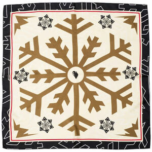 【A PIECE OF CHIC / ピースオブシック】新品未使用 Silk Scarf -TELEMARK- / シルクスカーフ Made in France フランス製