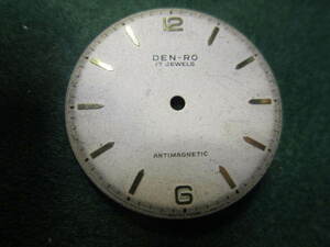  hand winding DEN-RO face diameter approximately 30 millimeter 