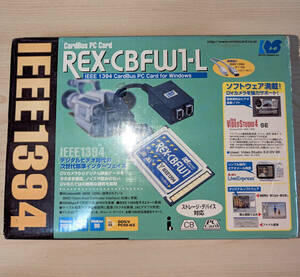 CARDBUS PC card REX-CBFW1-L IEEE1394(FireWire) interface board,.. unused 