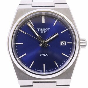 TISSOT ティソ PRX 35mmケース クォーツ ボーイズ 腕時計 青文字盤 純正SSベルト T137.210.11.041.00【いおき質店】