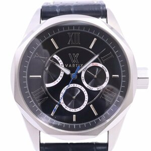 VARTIX バティックス ALIVE 自動巻き メンズ 腕時計 黒文字盤 裏スケ 純正革ベルト PR01【いおき質店】