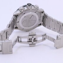 EDOX エドックス クロノオフショア1 クロノグラフ クォーツ メンズ 腕時計 グリーン文字盤 純正SSベルト 10221-3VM5-VIN5【いおき質店】_画像6