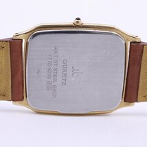 SEIKO セイコー クレドール 14K/SSケース クォーツ メンズ 腕時計 ゴールド文字盤 社外ベルト 7770-5250【いおき質店】_画像8