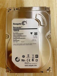 ☆Seagate　ST1000DM003 1TB　7200rpm SATA600　3.5インチ SATA　動作確認済み