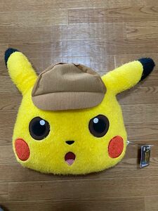 ポケモン 名探偵ピカチュウ ピカチュウ フェイスぬいぐるみ プライズ品