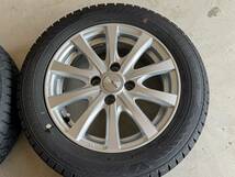 スタッドレスアルミセット GOODYEAR ICENAVI 8 165/65R14 残量大 2022年製 中古4本セット_画像4