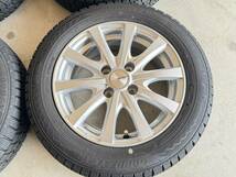 スタッドレスアルミセット GOODYEAR ICENAVI 8 165/65R14 残量大 2022年製 中古4本セット_画像6