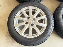 スタッドレスアルミセット GOODYEAR ICENAVI 8 165/65R14 残量大 2022年製 中古4本セット_画像5